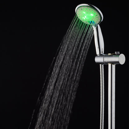 Perssia ThermoGlow™ Temperature‑Controlled Three‑Color Shower Head - PERSSIA