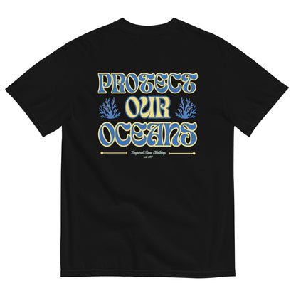 Men Save Our Oceans Heavyweight T-shirt