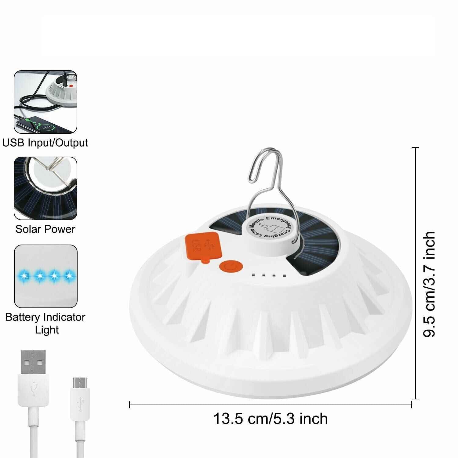 SunLite Pro Camping Light — 60‑LED Ultra‑Bright Outdoor Lantern