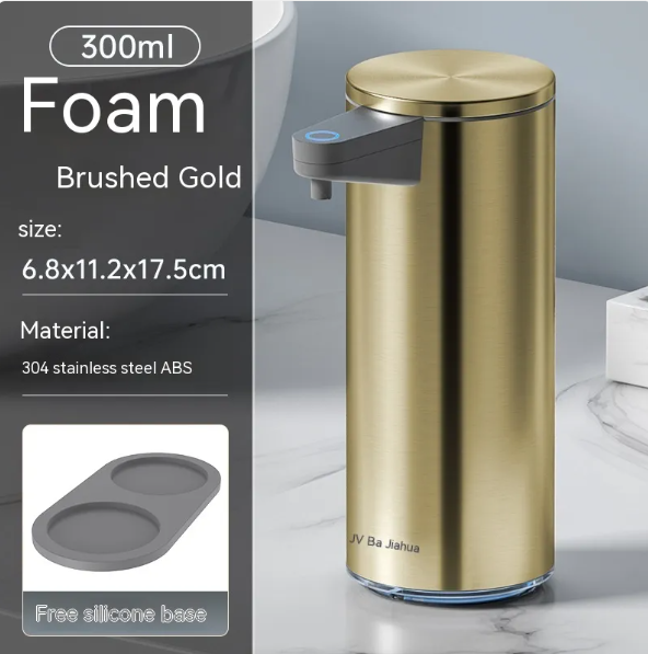 Perssia PureTouch™ Automatic Soap Dispenser Touchless Steel Soap Dispenser - PERSSIA