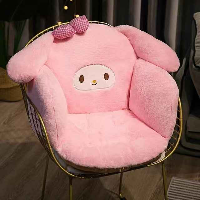 Perssia KawaiiPlush Oversized Anime Seat Cushion — Cinnamoroll • My Melody • Kuromi