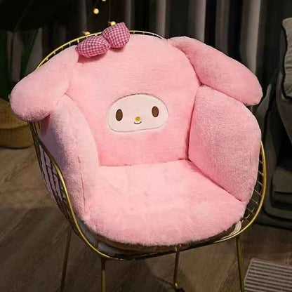 Perssia KawaiiPlush Oversized Anime Seat Cushion — Cinnamoroll • My Melody • Kuromi