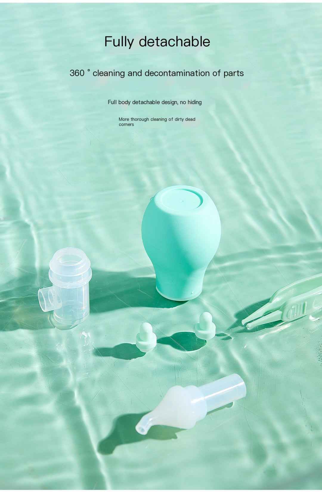 Perssia BabyBreathe Aspirator — Anti‑Reflux Newborn Nasal Cleaner