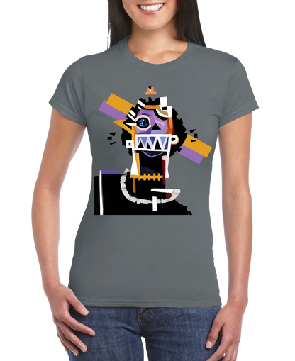 Neocubism Artwork Women Slim Fit T-shirt