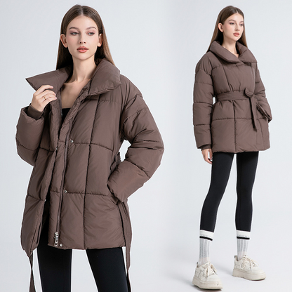 Perssia Women's Mid-Length Down Jacket