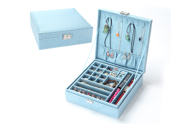 Perssia LuxeVault™ Jewelry Box — Lockable Organizer with Removable Tray Elegant protection. Timeless organization. Designed for your most treasured pieces. - PERSSIA