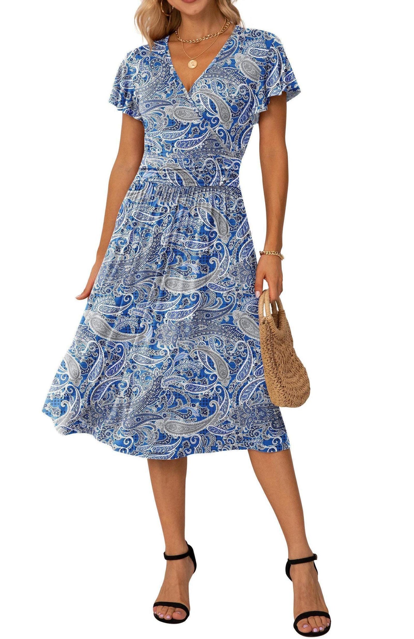 Perssia CashewBloom™ Floral Summer Dress - PERSSIA