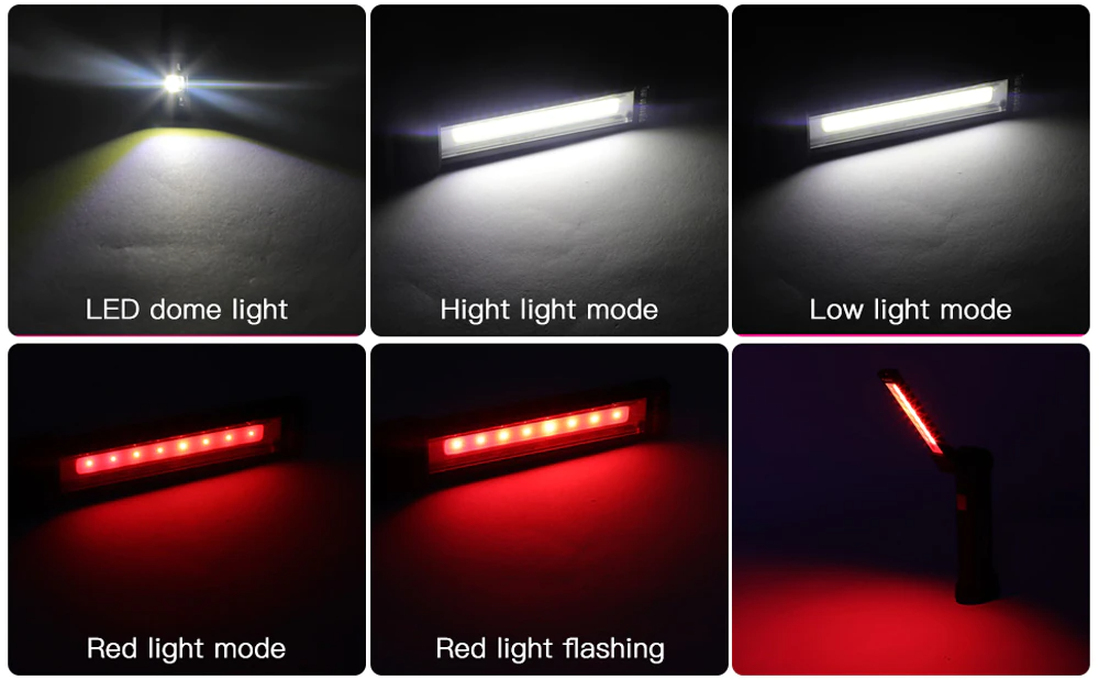 Perssia WorkBeam 360™ Magnetic Rechargeable Light