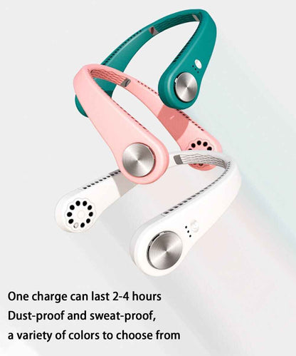 Perssia CoolBreeze Fan — Wearable Neck Fan for Hands‑Free Cooling