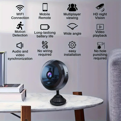 Perssia DiamondGuard™ Mini WiFi HD Security Camera - PERSSIA
