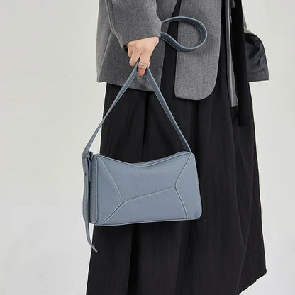 Genuine Leather Woman Bag Cowhide Shoulder Bag Soft Leather Minimalist Luxury Bags Womens High Quality 2025 Ladies Bags Handbag