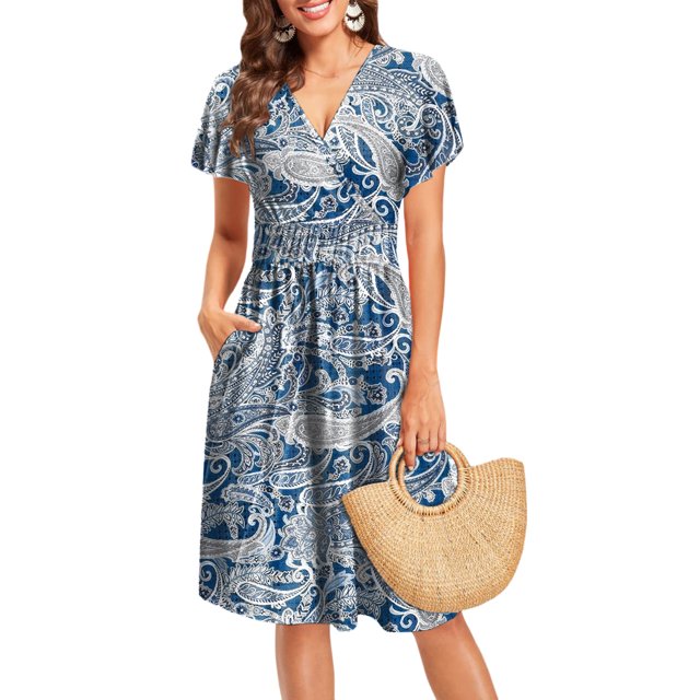 Perssia CashewBloom™ Floral Summer Dress - PERSSIA