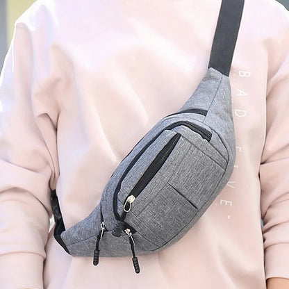 Perssia TrailFlex™ Canvas Waist Pack — Unisex Outdoor Travel Belt Bag Lightweight. Durable. Everyday‑ready. Your essentials, always within reach. - PERSSIA