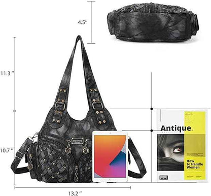 Perssia ElysianBarcelo™ — Chic Fashion Tote & Hobo Handbag for Women (PU Leather | Everyday & Travel Ready)