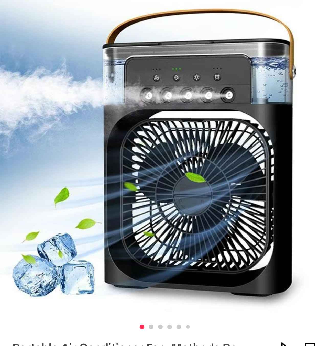 Perssia ChillCube 3‑in‑1 Mini Air Conditioning Unit — Cool • Humidify • Purify