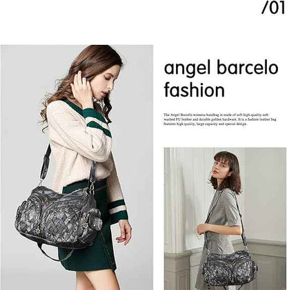 Perssia ElysianBarcelo™ — Chic Fashion Tote & Hobo Handbag for Women (PU Leather | Everyday & Travel Ready)
