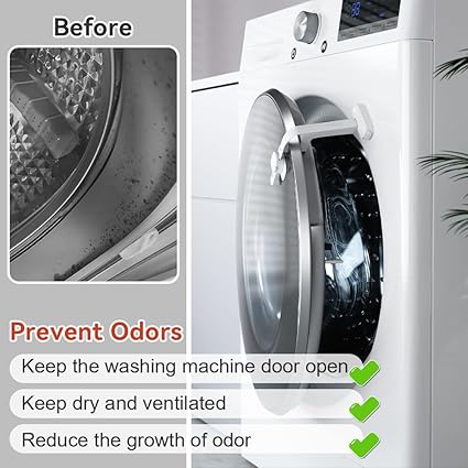 Perssia WashGuard™ — Baby Safety Washer/Dryer Door Stopper (White) - PERSSIA