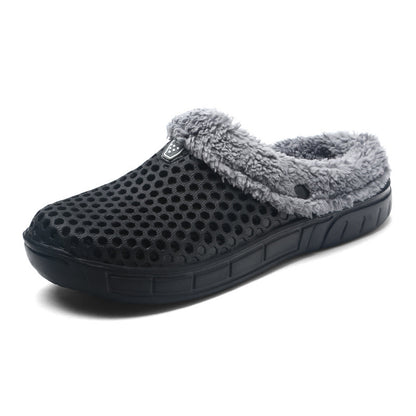 ✨ Perssia PlushGarden™ Fuzzy Clog Slippers — Indoor Comfort, Outdoor Freedom Fuzzy Plush Garden Clogs Indoor Couple Slippers - PERSSIA