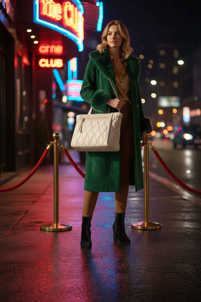 Missnine Puffy Quilted Tote