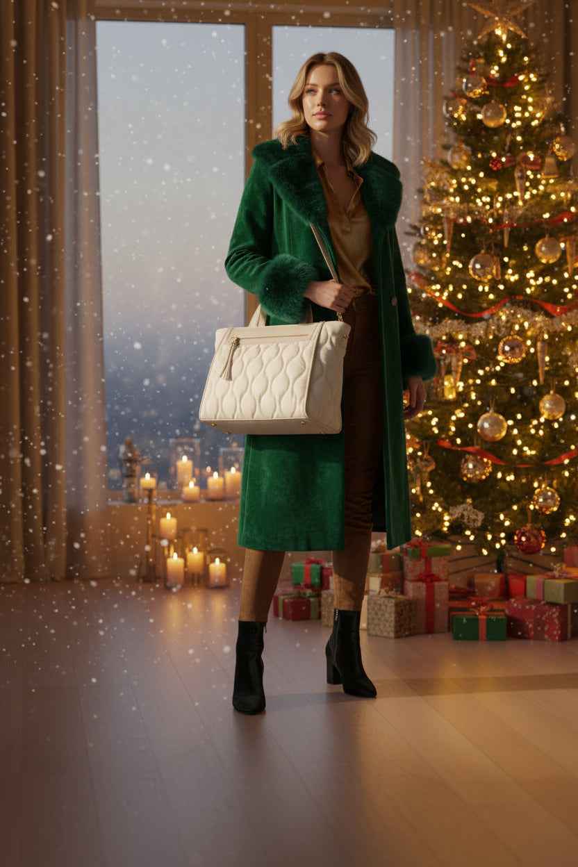 Missnine Puffy Quilted Tote