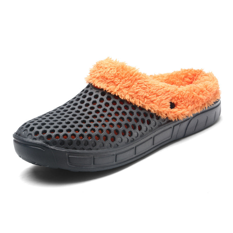 ✨ Perssia PlushGarden™ Fuzzy Clog Slippers — Indoor Comfort, Outdoor Freedom Fuzzy Plush Garden Clogs Indoor Couple Slippers - PERSSIA