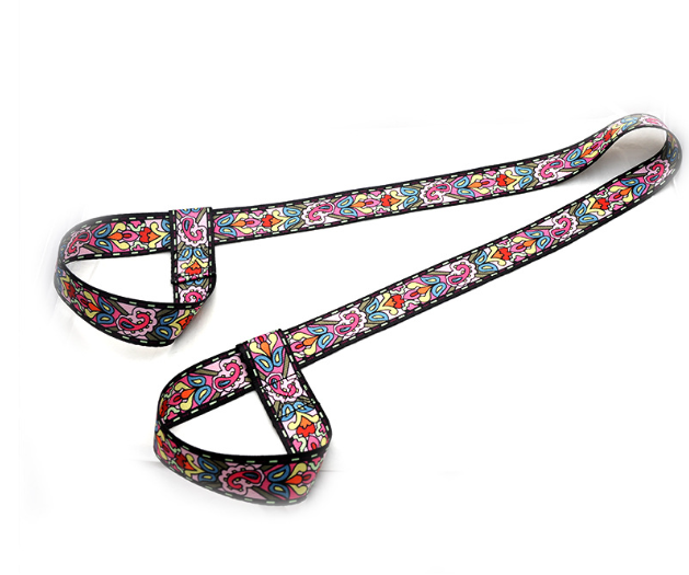 Perssia VibrantFlow™ Digital Yoga Mat Strap — ColorPrint Tie‑Down Carrier