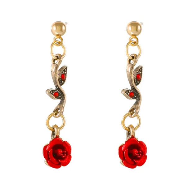 Perssia Timeless Rose™ Jewelry Set — Vintage 3‑Piece Necklace, Bracelet & Earrings - PERSSIA
