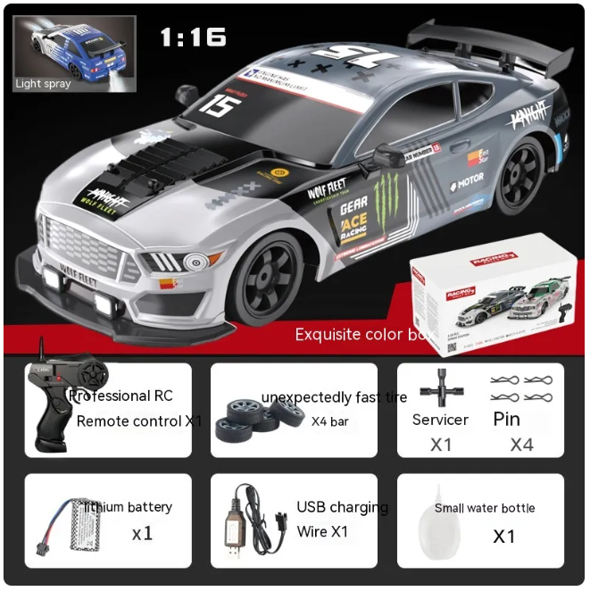 Perssia TurboCharge™ X‑Racer — Wireless High‑Speed RC Car for Kids - PERSSIA