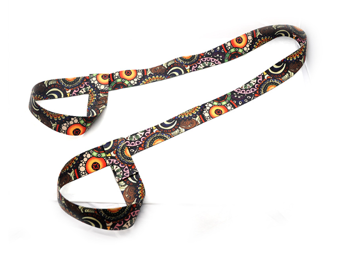 Perssia VibrantFlow™ Digital Yoga Mat Strap — ColorPrint Tie‑Down Carrier