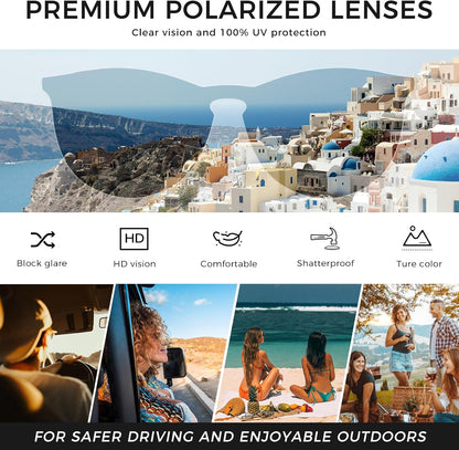 Premium Vintage round Sunglasses for Women Men Classic Retro Trendy Style