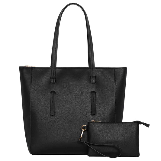 Perssia MarvoliaChic™ — Large PU Leather Travel Tote for Women (Lightweight, Stylish, Spacious)