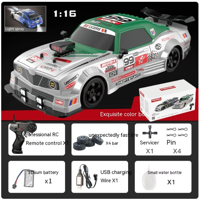 Perssia TurboCharge™ X‑Racer — Wireless High‑Speed RC Car for Kids - PERSSIA
