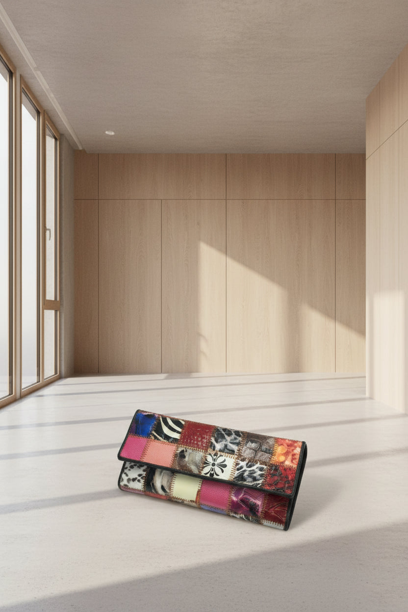 Perssia StitchMuse™ Long Wallet — Embroidered Animal Pattern Women’s Wallet Soft. Stylish. Story‑driven. A charming everyday wallet with personality and premium craftsmanship. - PERSSIA
