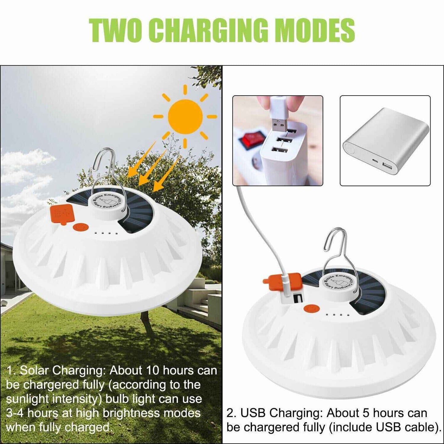 SunLite Pro Camping Light — 60‑LED Ultra‑Bright Outdoor Lantern