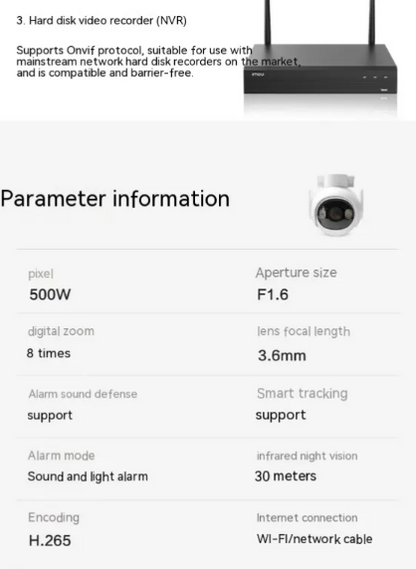 Perssia VigilantEye™ 5MP Outdoor HD Security Camera - PERSSIA