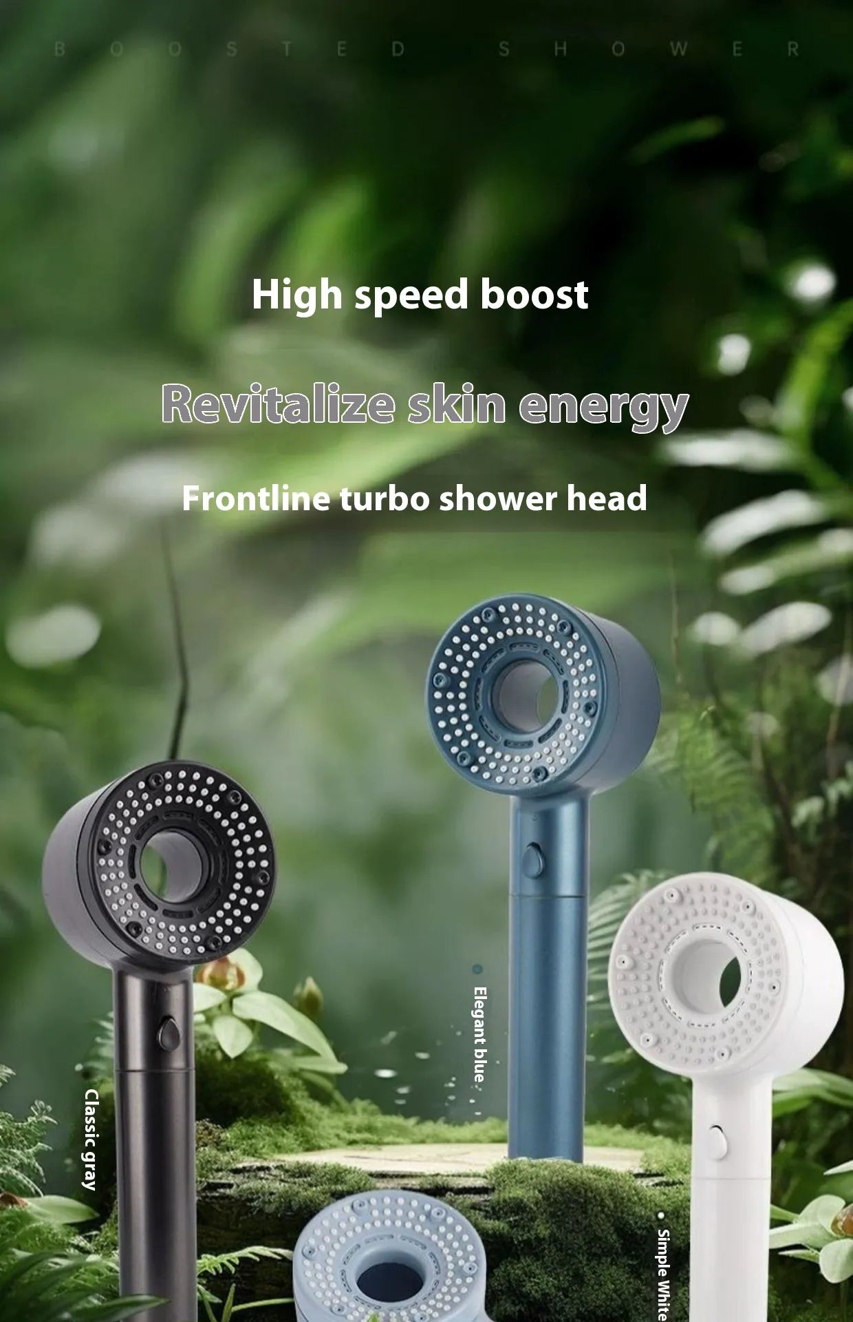 Perssia PureFilter™ High‑Pressure Filtered Shower Head - PERSSIA