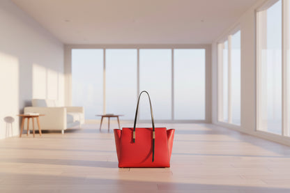 Perssia WingLuxe™ Grande — Large‑Capacity One‑Shoulder Cowhide Handbag - PERSSIA