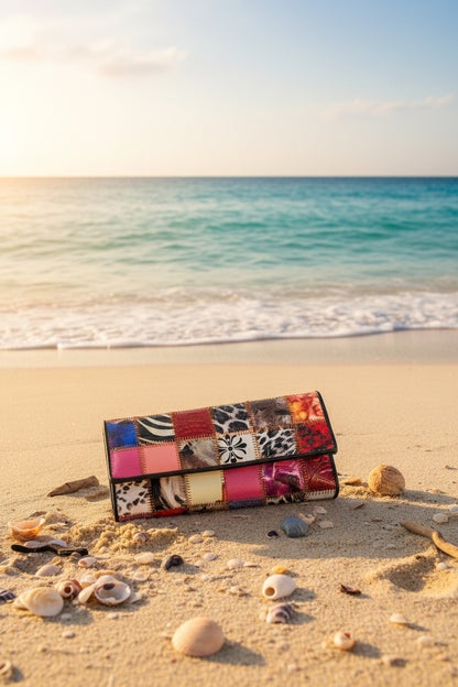 Perssia StitchMuse™ Long Wallet — Embroidered Animal Pattern Women’s Wallet Soft. Stylish. Story‑driven. A charming everyday wallet with personality and premium craftsmanship. - PERSSIA