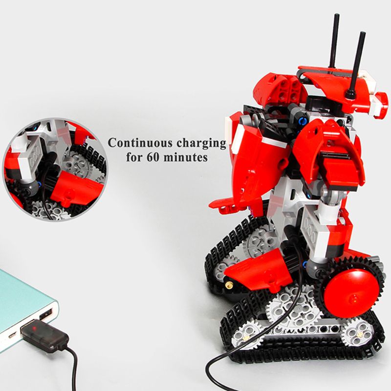 Perssia RoboCommander™ — Remote‑Control Building Block Robot (STEM Learning | Ages 3+) - PERSSIA