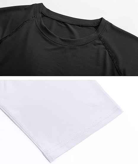 Perssia SkinFlex Compression Shirt — Second‑Skin Fit • Short Sleeve • White