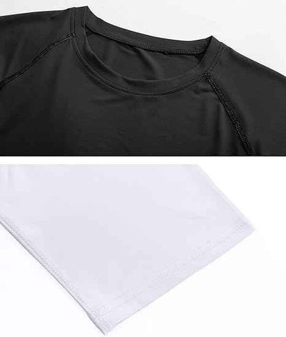 Perssia SkinFlex Compression Shirt — Second‑Skin Fit • Short Sleeve • White