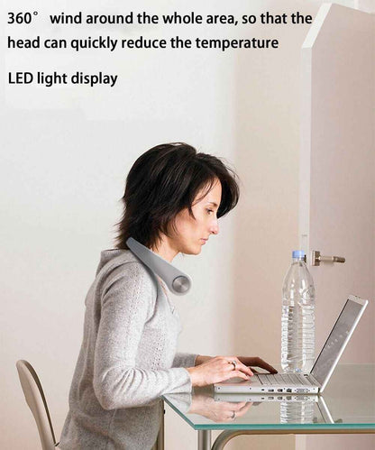 Perssia CoolBreeze Fan — Wearable Neck Fan for Hands‑Free Cooling