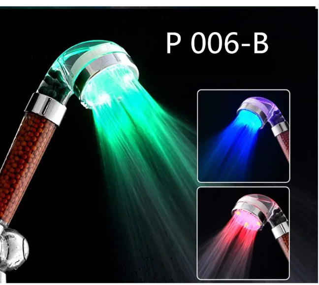Perssia GlowRain™ LED Color‑Changing Shower Head - PERSSIA