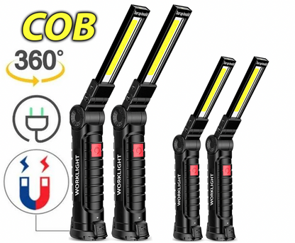 Perssia WorkBeam 360™ Magnetic Rechargeable Light