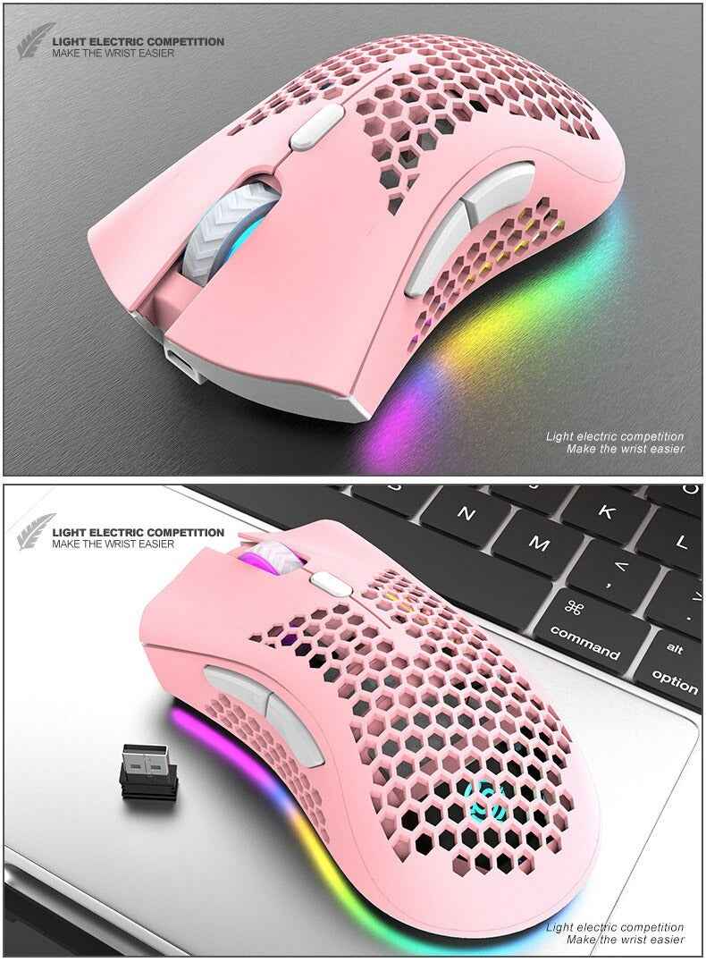 Perssia VoltEdge™ BM600 RGB Wireless Gaming Mouse — Precision • Speed • Style