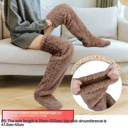 Perssia FuzzKnee™ Over‑Knee Warm Socks — Ultra‑Soft Winter Comfort - PERSSIA