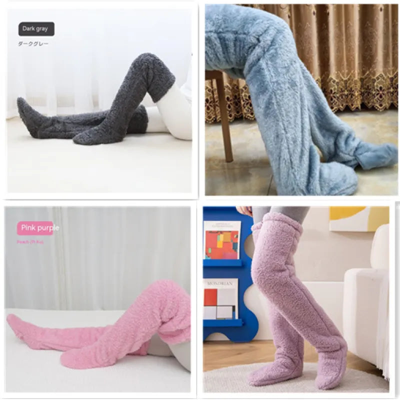 Perssia FuzzKnee™ Over‑Knee Warm Socks — Ultra‑Soft Winter Comfort - PERSSIA