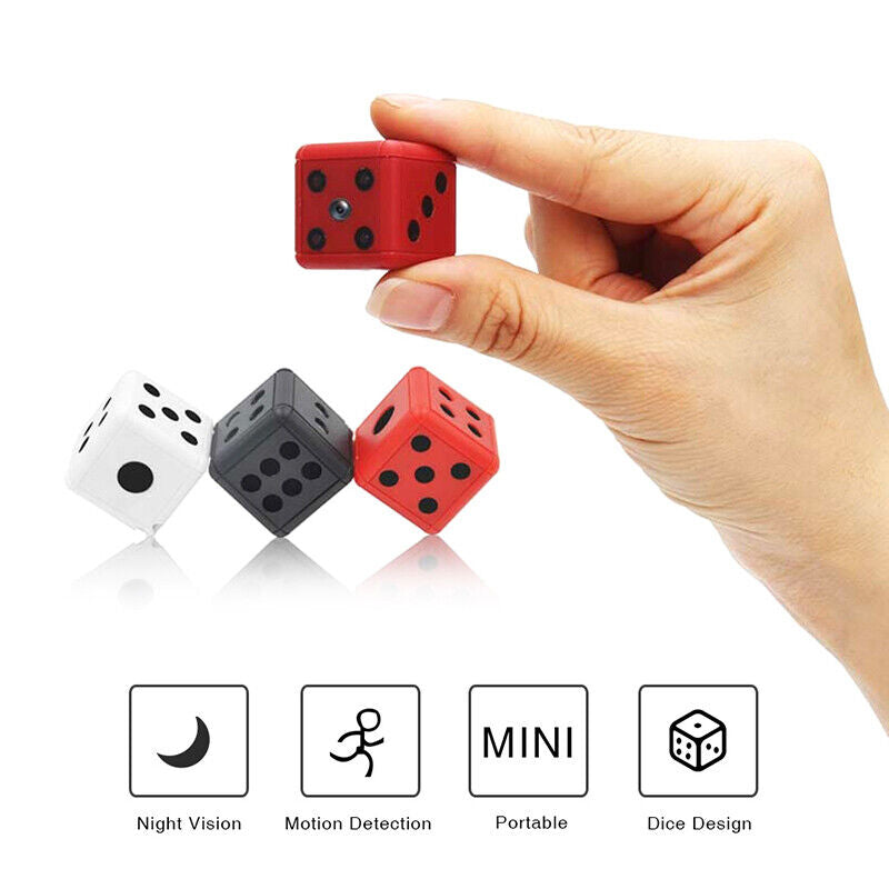 Mini Dice Camera Home Security Night Vision HD 1080P Motion Detection Nanny Cam - PERSSIA