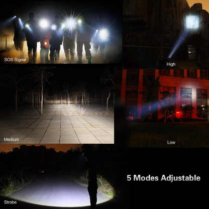 Perssia BeamForce X™ Tactical Zoom Flashlight