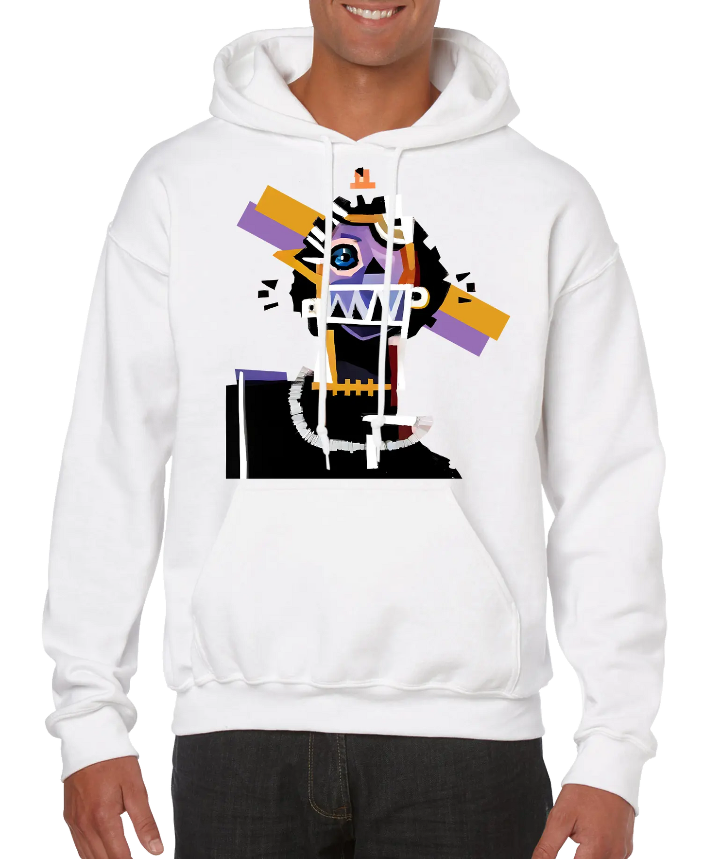 Neocubism Artwork Men Hoodie